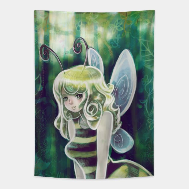 Bee Fairy Tapestry by saradaboru