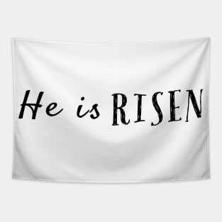 He Is Risen Cool Inspirational Easter Christian Tapestry