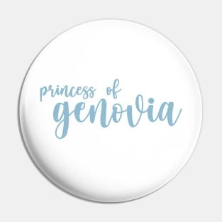 Princess of Genovia Pin