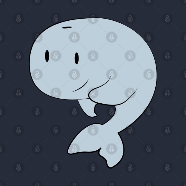 Contemplative Whale by TheLonelyGoat