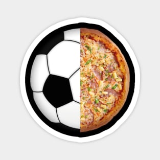 Pizza and Soccer Apparel Gifts Magnet