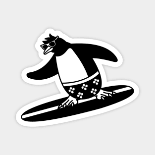 Surfing Penguin Magnet