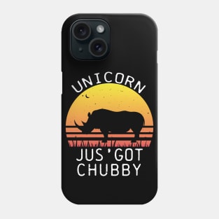 Chubby Unicorn Rhino Gift Phone Case