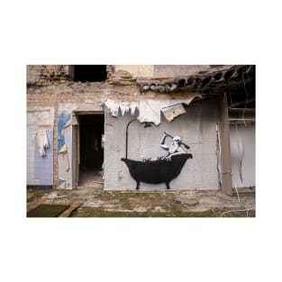 Banksy Bath Tub Scrub T-Shirt