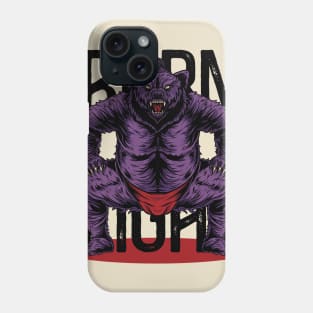 Sumo Bear Phone Case