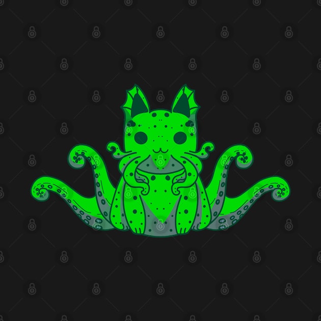 Cthulhu kitty by ZethTheReaper