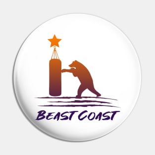 Beast Coast California Republic Bear Boxing Pin