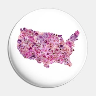 Map of America Pin