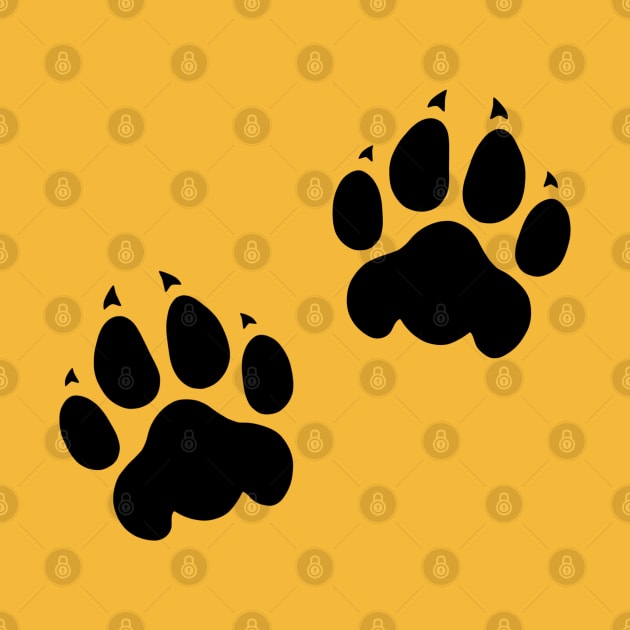 Lion Paw Prints by Lady Lilac