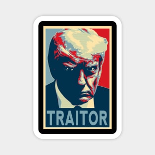 Trump Traitor Mugshot - by-CH3Media Magnet