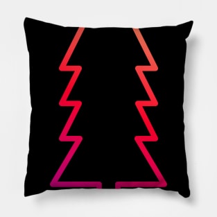 Pine tree icon. Vector illustration Pillow