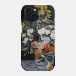 Mixed Flowers in an Earthenware Pot by Auguste Renoir Phone Case