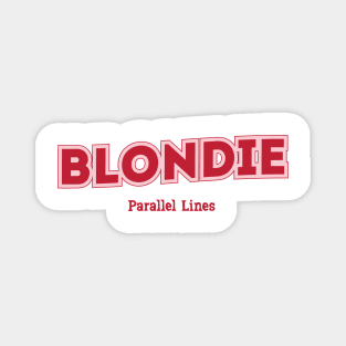 Blondie Parallel Lines Magnet