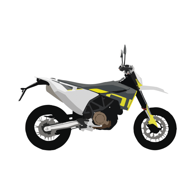 Motorcycle Husqvarna Supermoto 701 2021 by WiredDesigns