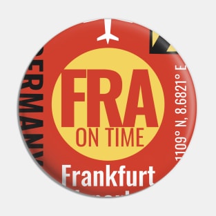 Frankfurt airport code Pin