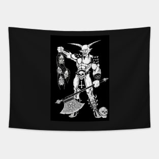 Goatlord Hero Tapestry