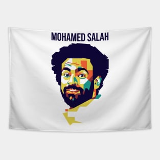 Mohamed Salah on WPAP Style 2 Tapestry