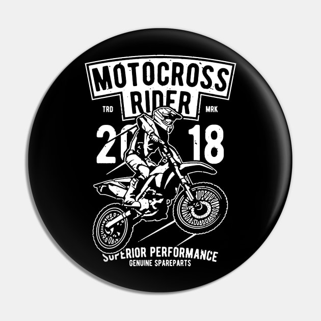 Motocross Rider Pin by JakeRhodes