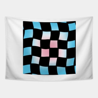 Checker Board - Trans Pride Tapestry