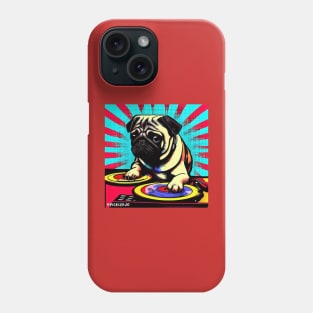 Pug DJ Phone Case