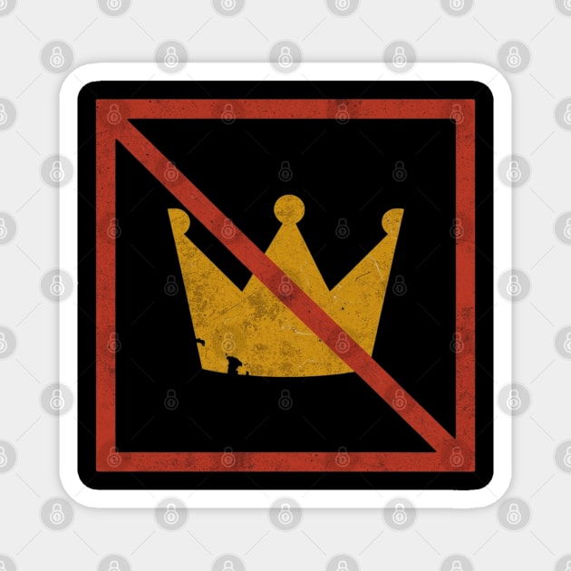 No-Kings-In-America Magnet by Creatifly Graphic Tees