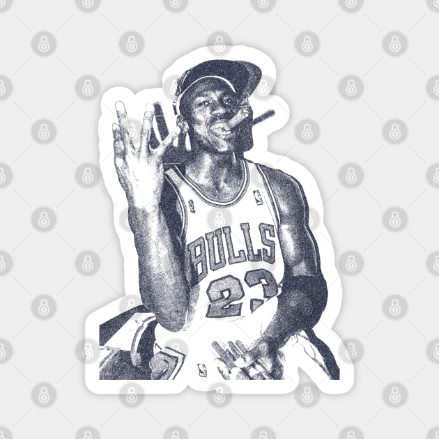 Michael Jordan Cigar Magnet by BackOnTop Project