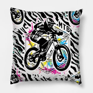 Mountainbiker - Mountainbike - Mountainbiking - MTB Pillow