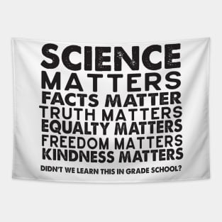 Science Matters - Facts Matter Tapestry