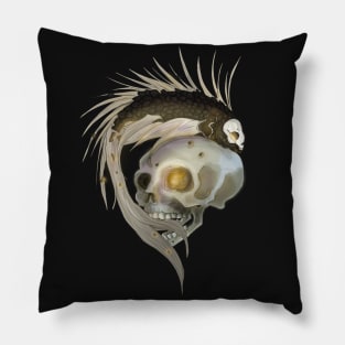 Golden Death fish Pillow