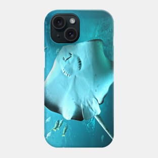 Whispers of the Deep Stingray Phone Case