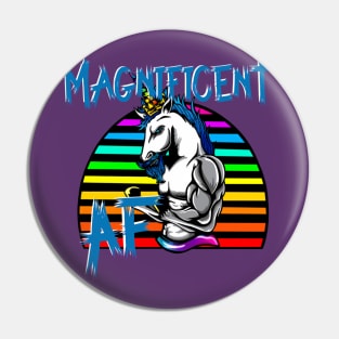 Swole Magnificent Unicorn Pin