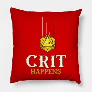 CRIT Happens Pillow