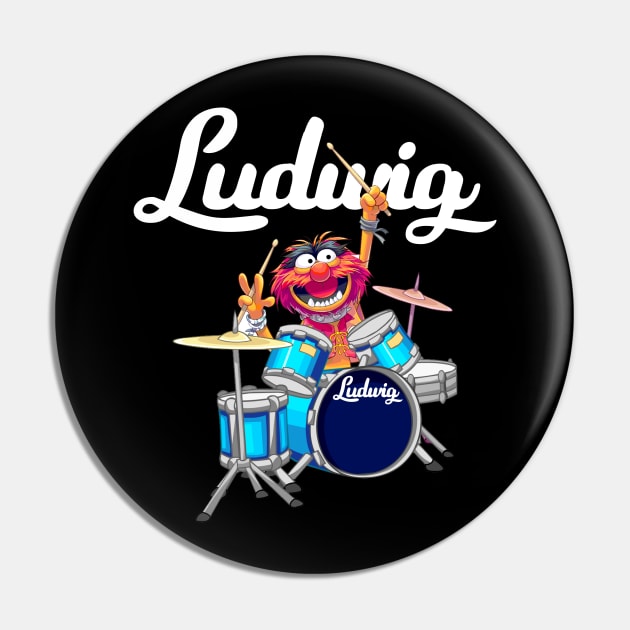 The Muppet Show Animal Playing Ludwig Drums Pin by MonataHedd