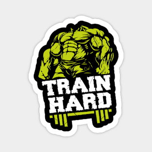 Train Hard GYM Magnet