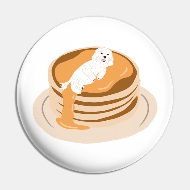 Pancake Maltipoo Pin by PatternbyNOK