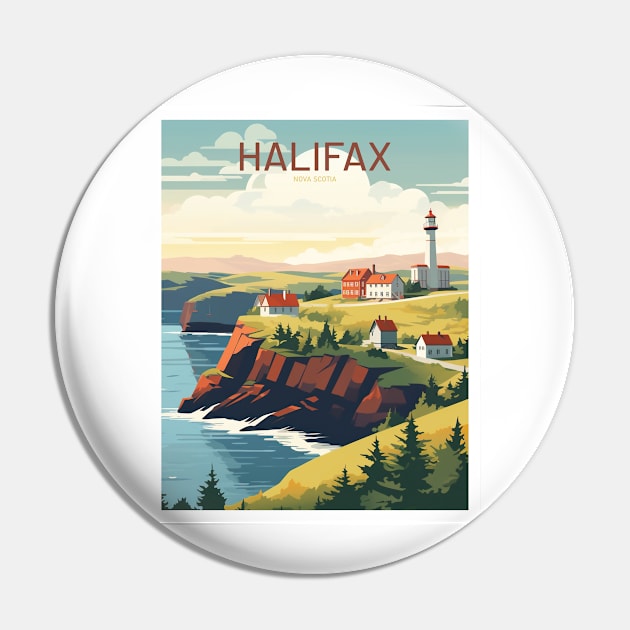 HALIFAX Pin by MarkedArtPrints