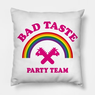 Bad Taste Party Team (Unicorn / Rainbow) Pillow