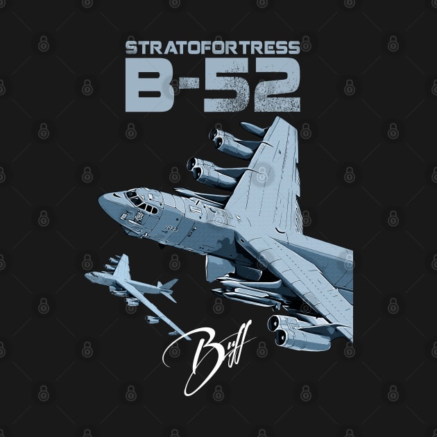 B52 Stratofortress U.S. long-range heavy bomber,  Aircraft by aeroloversclothing