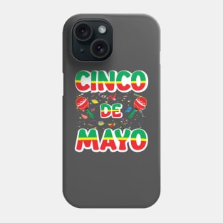 happy cinco de mayo cool mexico festival Phone Case