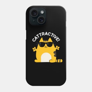 Cattractive Cute Attractive Cat Pun Phone Case