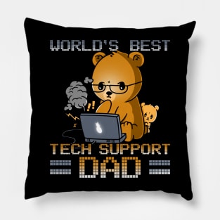 Best Tech Support Dad Father's Day Pillow