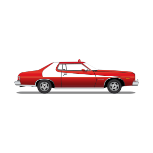 Starsky and Hutch Car Gran Torino T-Shirt