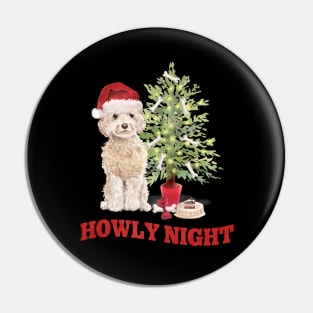 Christmas Dog Pin