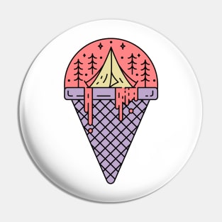 Ice Cream Mountain Pin