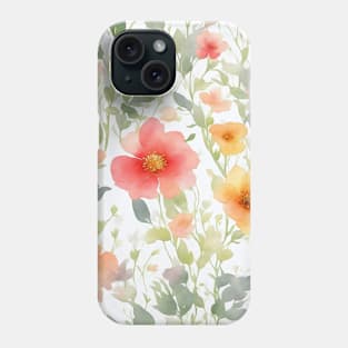 Beautiful bright spring flowers. Phone Case