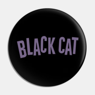 Black Cat Pin