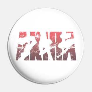 Akira Logo (aged and weathered) Pin