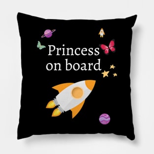 Princess on Board Pillow