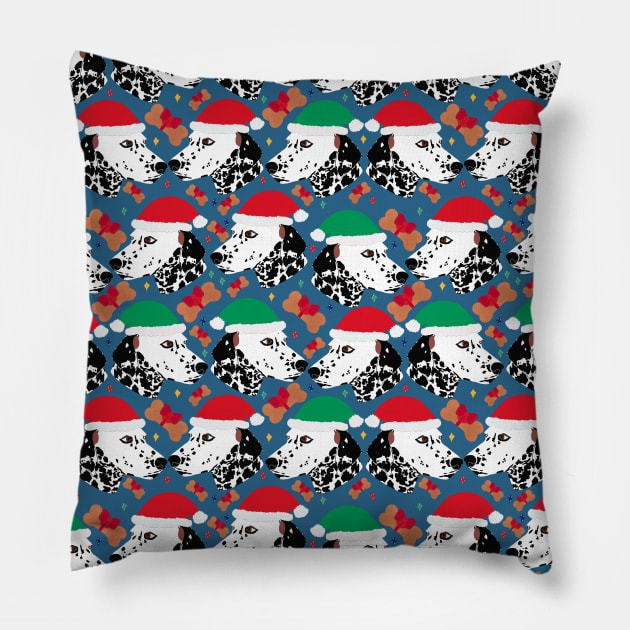 Dalmatian Pillow by LozzieElizaDesigns
