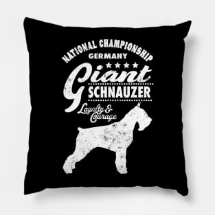 Giant Schnauzer Best of Show Pillow